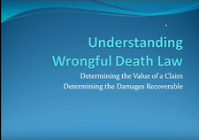WEBINAR: Understanding Wrongful Death Law In Washington State